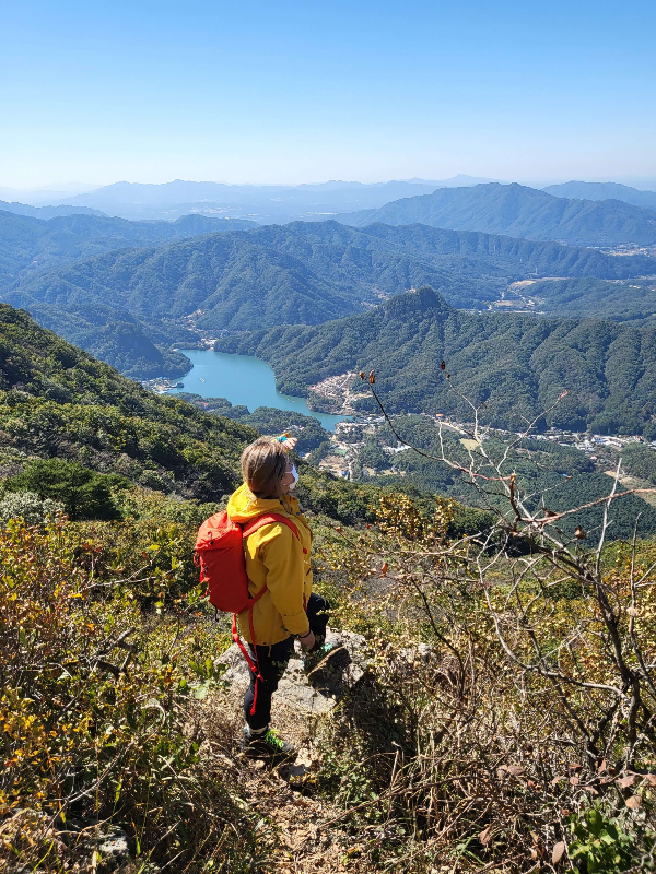 명성산에서바라본-호수
