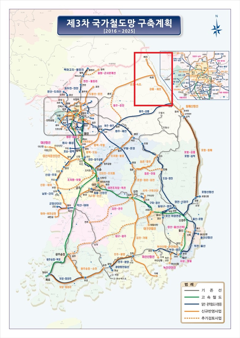 3차국가철도망구축계획