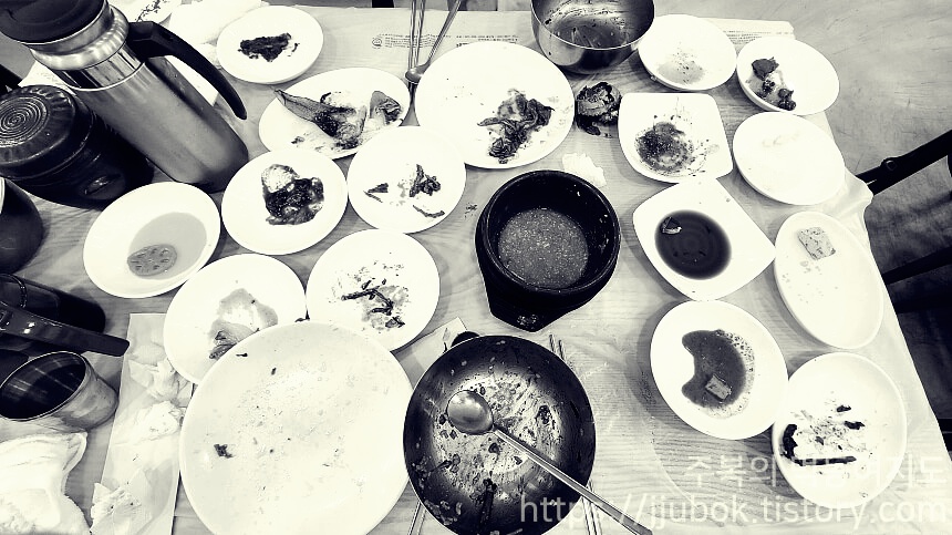 진복식당-보리밥정식-마무리