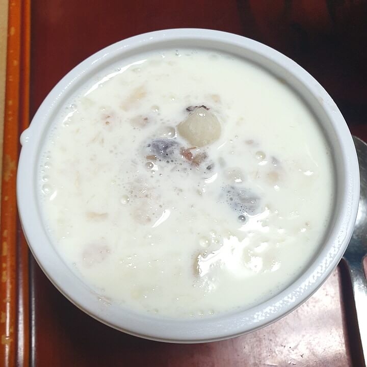 팥빙수 우유