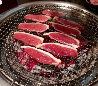 숯불 오리구이