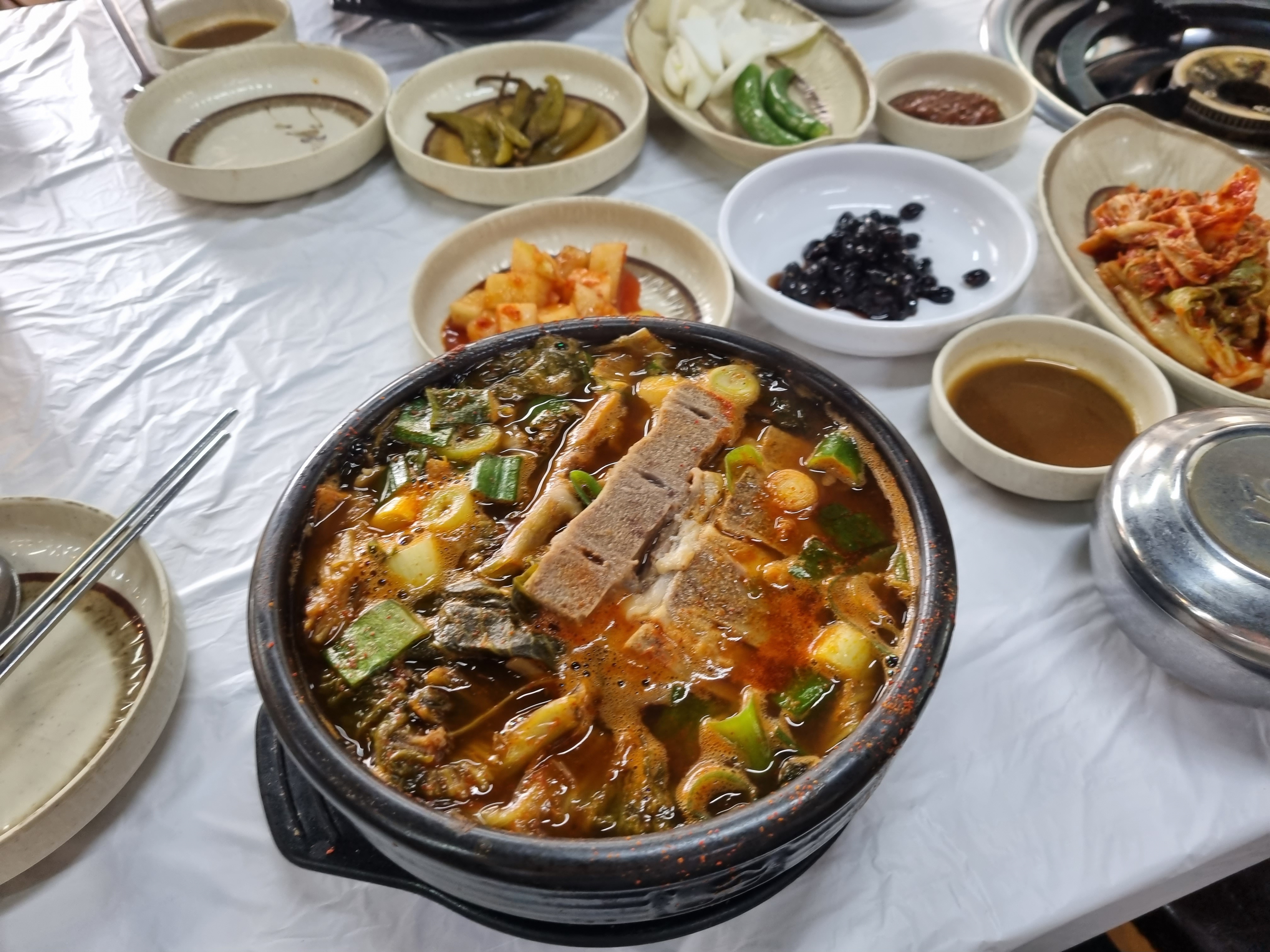  군산 뼈해장국 머슴감자탕 맛있어요