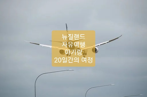  뉴질랜드 아기랑 여행 모음집