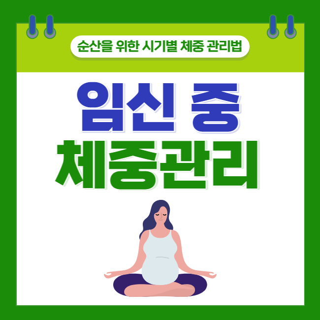  임신 중 얼마나 쪄야 정상일까? 순산을 위한 체중 관리법