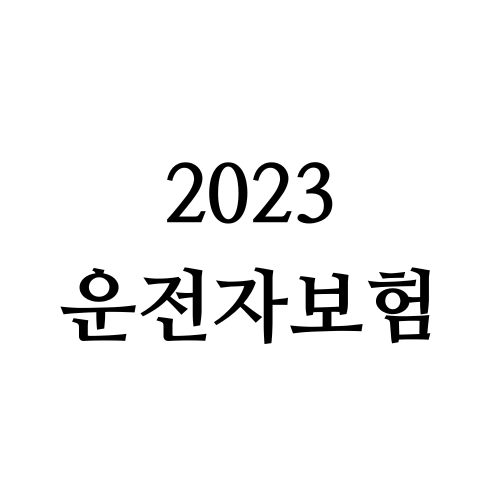  2023년 운전자보험다이렉트 필수 용어, 특약, 바뀐 점