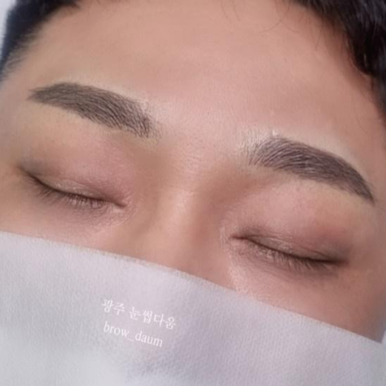  상무지구 남자눈썹문신 광주 반영구 전문이라 믿을 수 있어요
