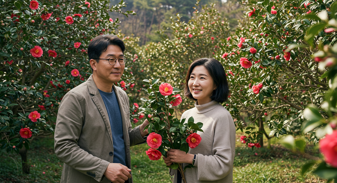 동백꽃 명소 TOP3 &amp; 렌터카