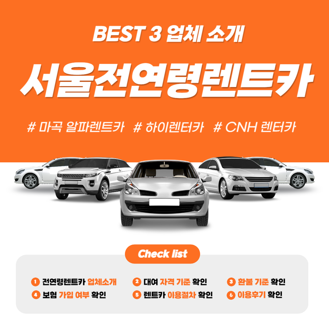 서울전연령렌트카 BEST 3 업체 바로가기