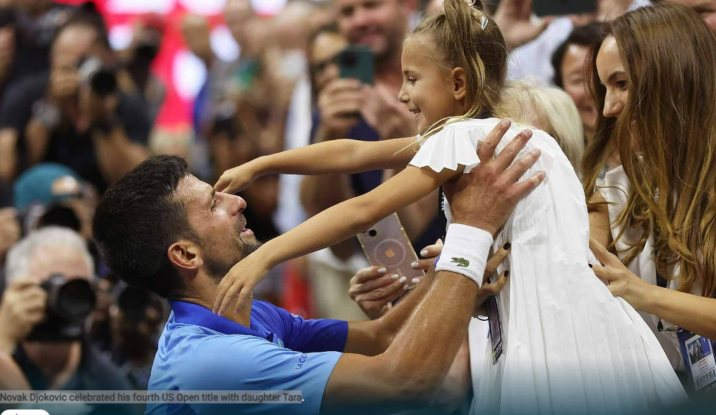 조코비치&#44; 24번째 그랜드 슬램 달성..최고령 US오픈 우승 VIDEO: Novak Djokovic Is Redefining What Is Possible