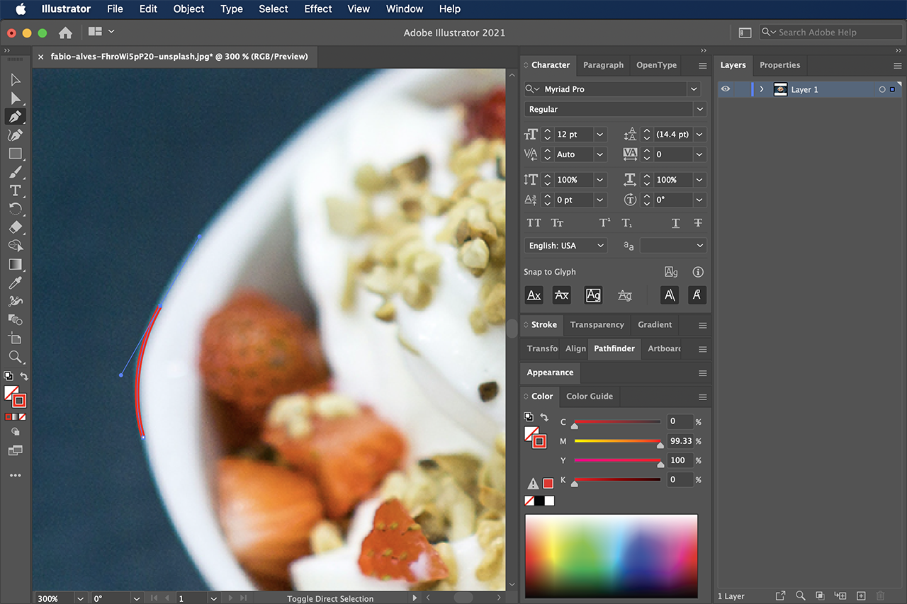 일러스트에서 이미지 누끼 따기
