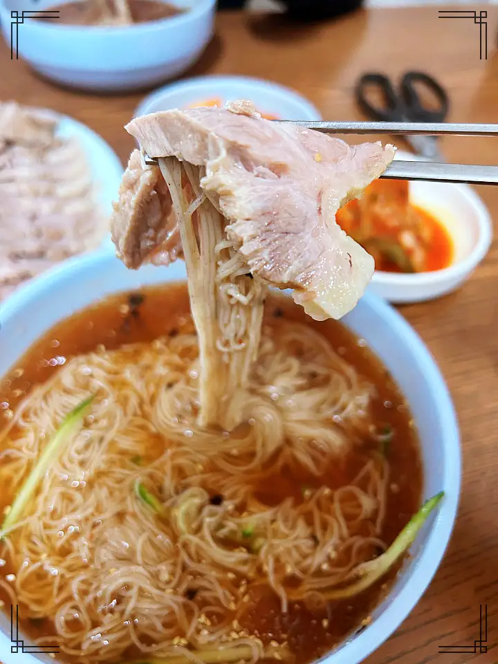 생활의달인 냉국수 막국수 편육 수육 달인 부여 맛집