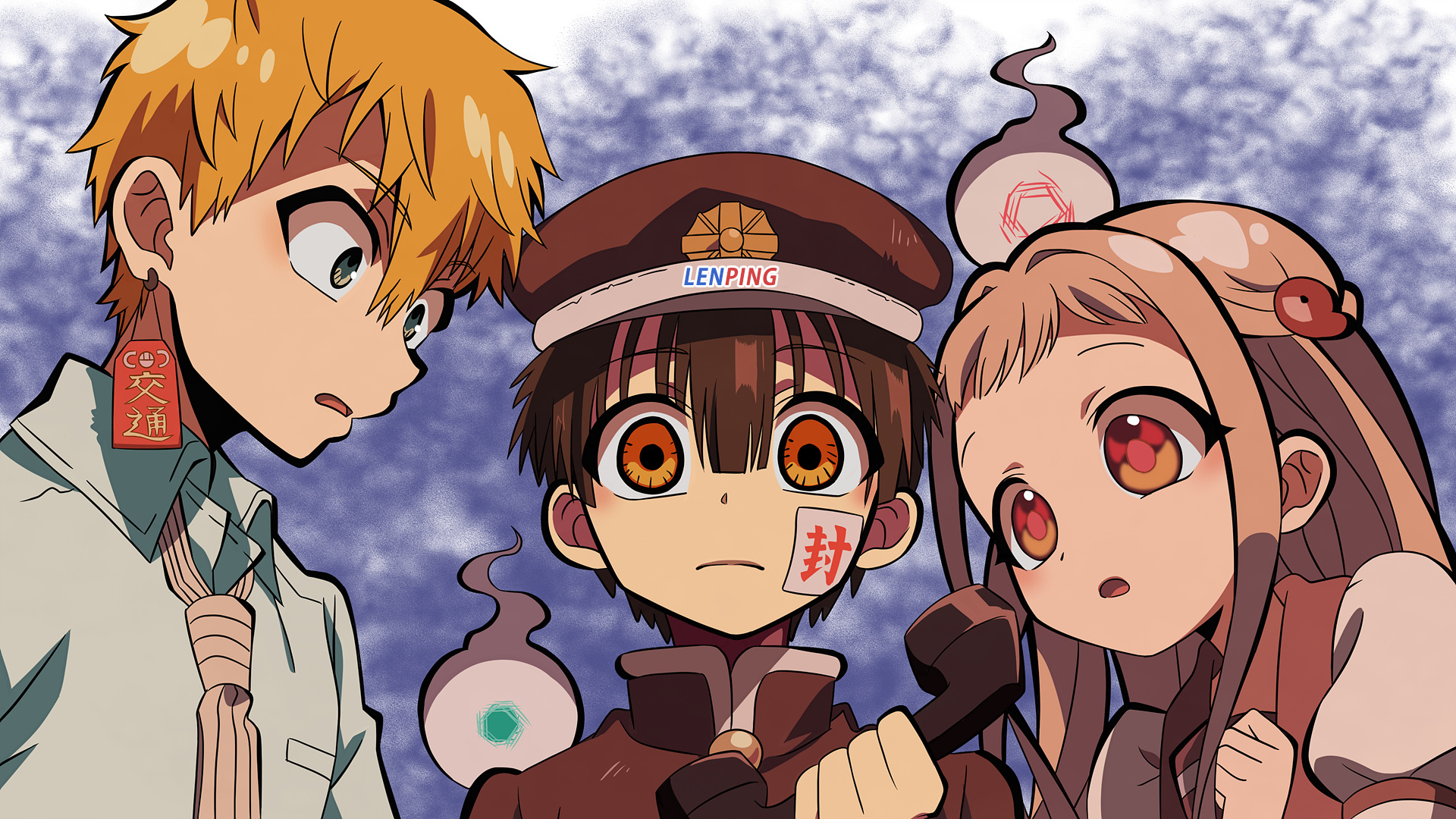 『지박소년 하나코군』미나모토 코우 x 하나코군 x 야시로 네네 그리기『Toilet-Bound Hanako-kun』Minamoto