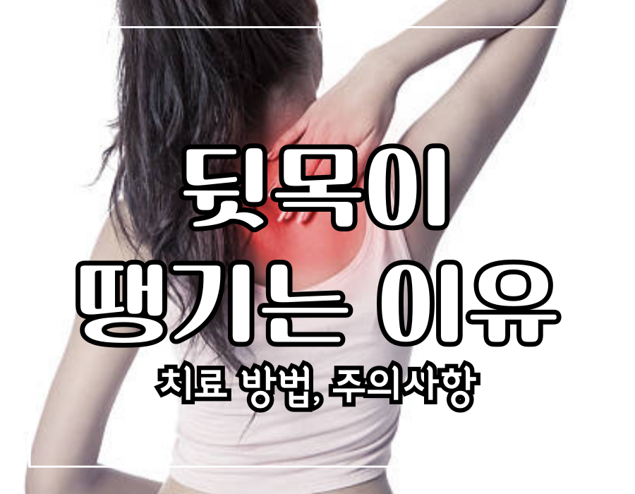 이 이미지는 뒷목이 땡기는 이유에 관한 포스팅의 대표 이미지입니다.