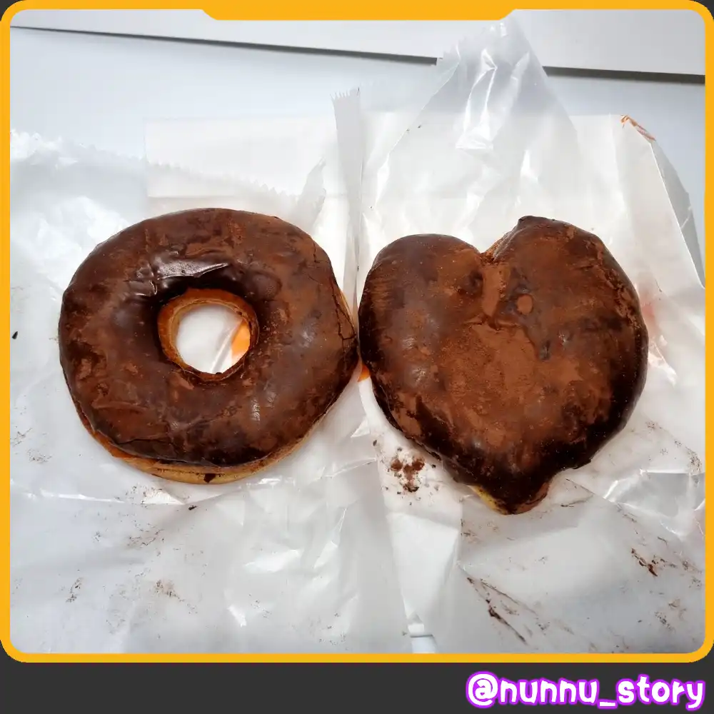 초코링 도넛 베리 초코 듀얼 하트