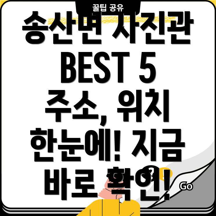 화성시 송산면 사진관 5곳 주소, 위치, 운영시간, 전화번호 총정리