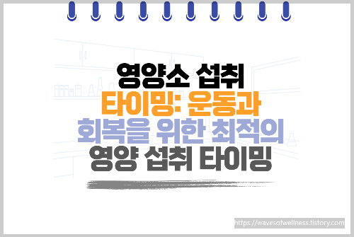 영양소 섭취 타이밍: 운동과 회복을 위한 최적의 영양 섭취 타이밍