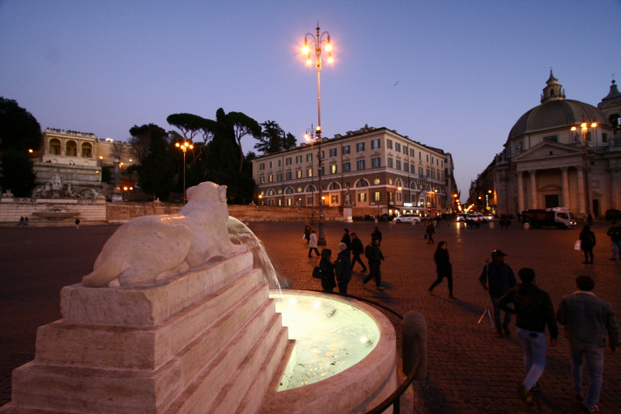 로마-포폴로광장-시원한분수