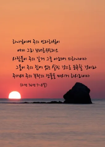 시편 84장 11절 읽기 - 여호와 하나님은 해요 방패이시라 여호와께서 은혜와 영화를 주시며_11