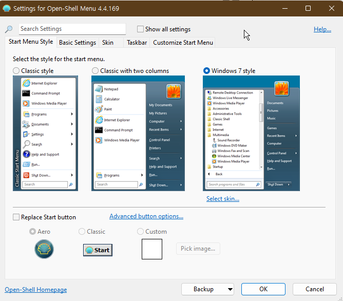 윈도우11 시작메뉴 이전 스타일로 바꾸는 방법 3가지 캡처9