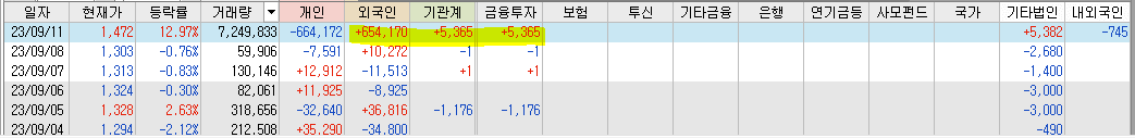 씨엔알리서치-종목별-투자자