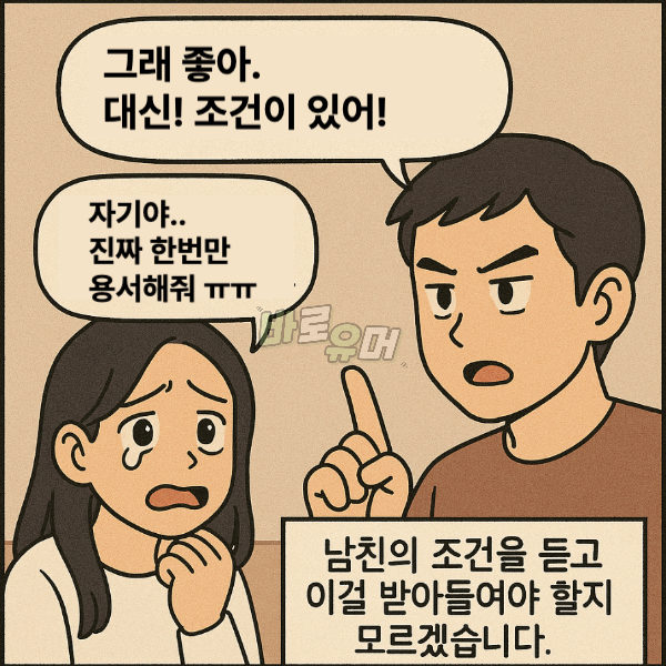 새벽 3시에 남사친이랑 노래방 갔다고 남친은 00하겠다네요… 5