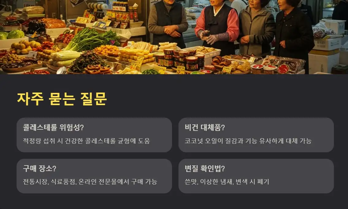 슈퍼푸드 돼지기름 자주 묻는 질문