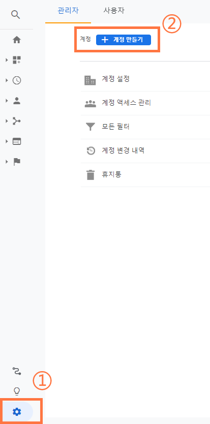 2 구글 애널리틱스 계정 만들기