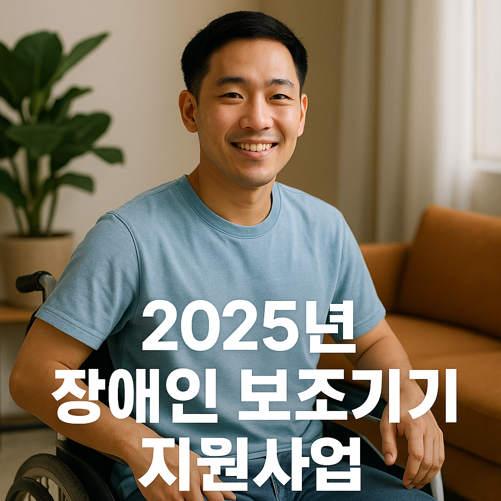 2025년 장애인 보조기기 지원사업 이미지