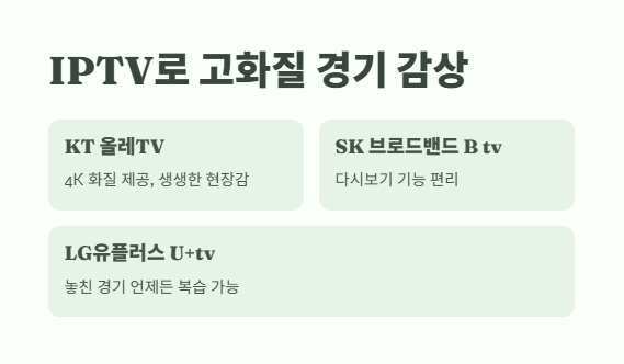프로야구 중계 방송보기 최신판 5