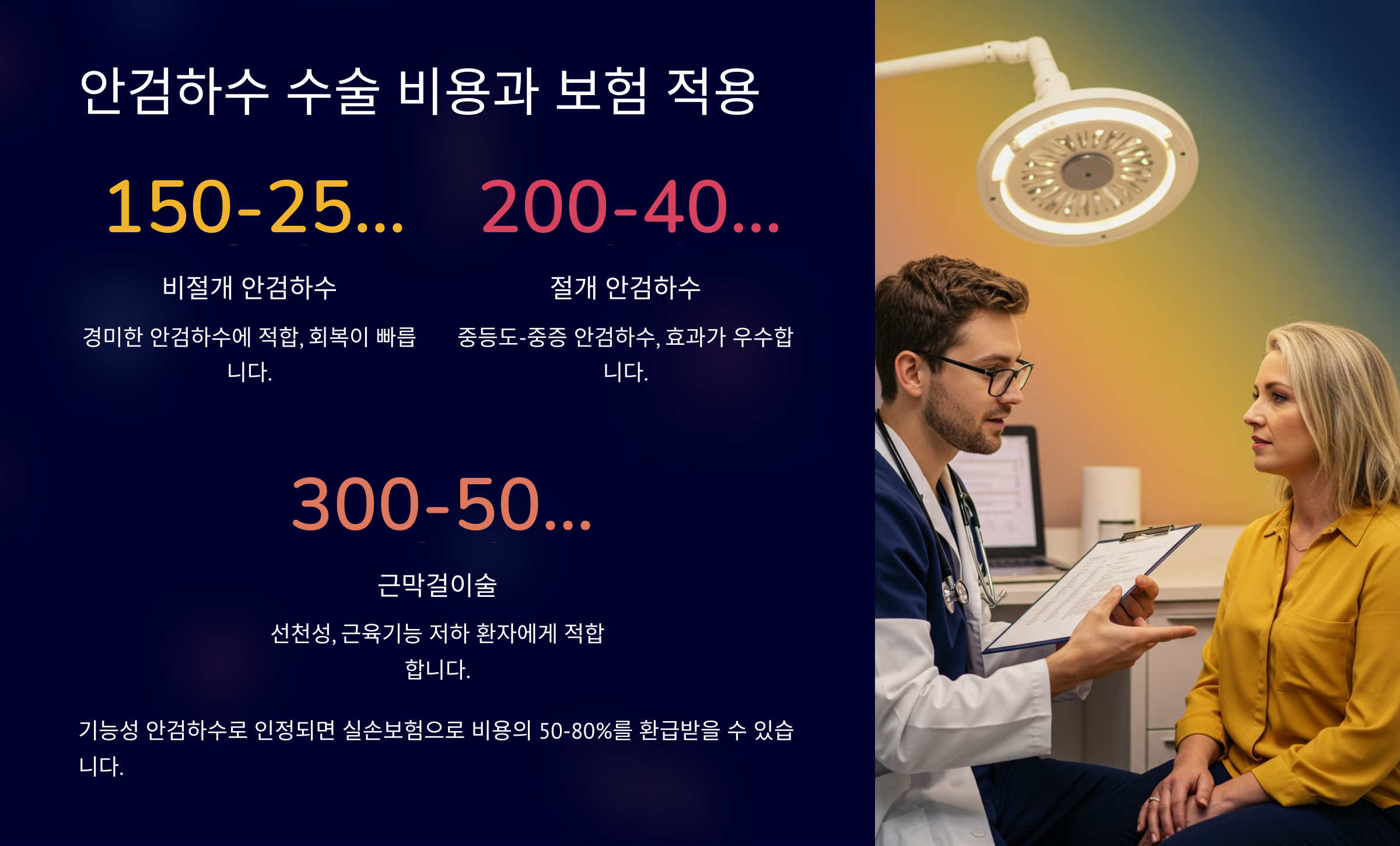 안검하수 수술 비용과 보험 적용 가능성