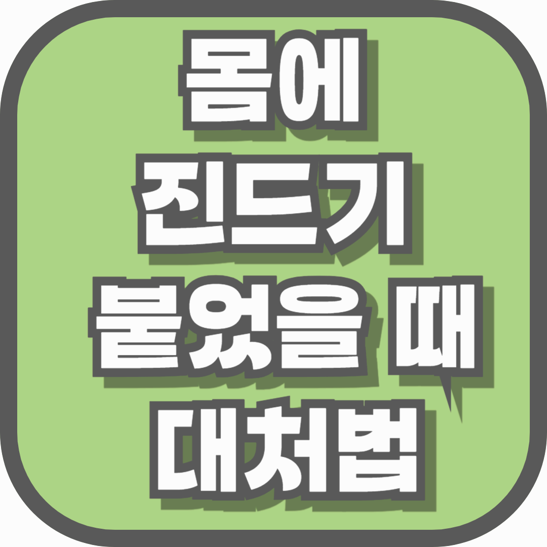 캠핑,등산 후 몸에 진드기 붙었을 때 대처법 – 절대 하면 안 되는 행동 5가지