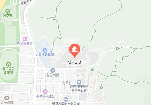 양구군 차량 등록사업소 위치