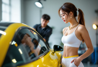 그랜저 썬팅 제거 작업