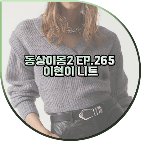  동상이몽2 265회 이현이 니트 :: 이로 브이넥 레이어드 니트 스웨터 : 이현이 패션