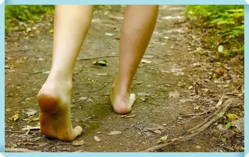 맨발 걷기를 통해 발 건강 개선 효과