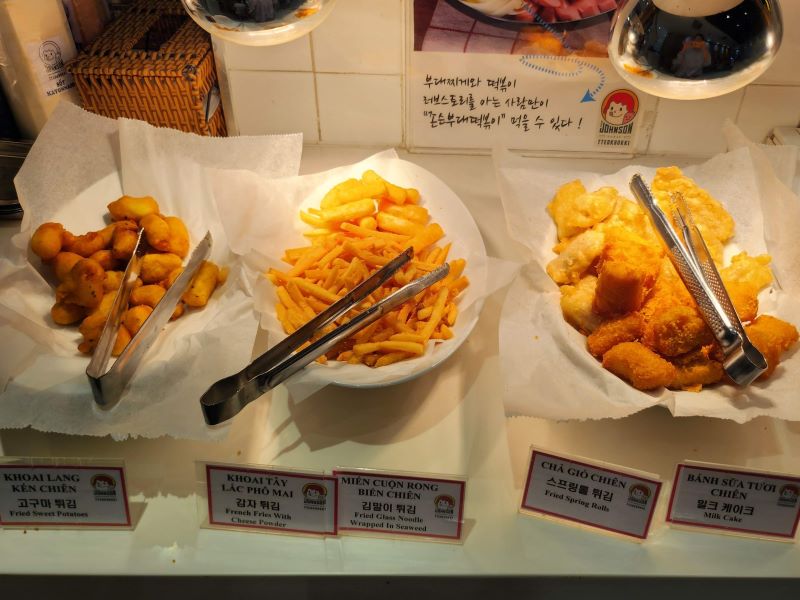 호치민맛집_푸미흥떡볶이뷔페_크레센몰_존슨부대떡볶이