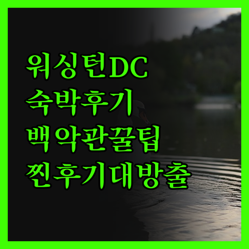 콘래드 워싱턴 DC 숙박 후기! 백악