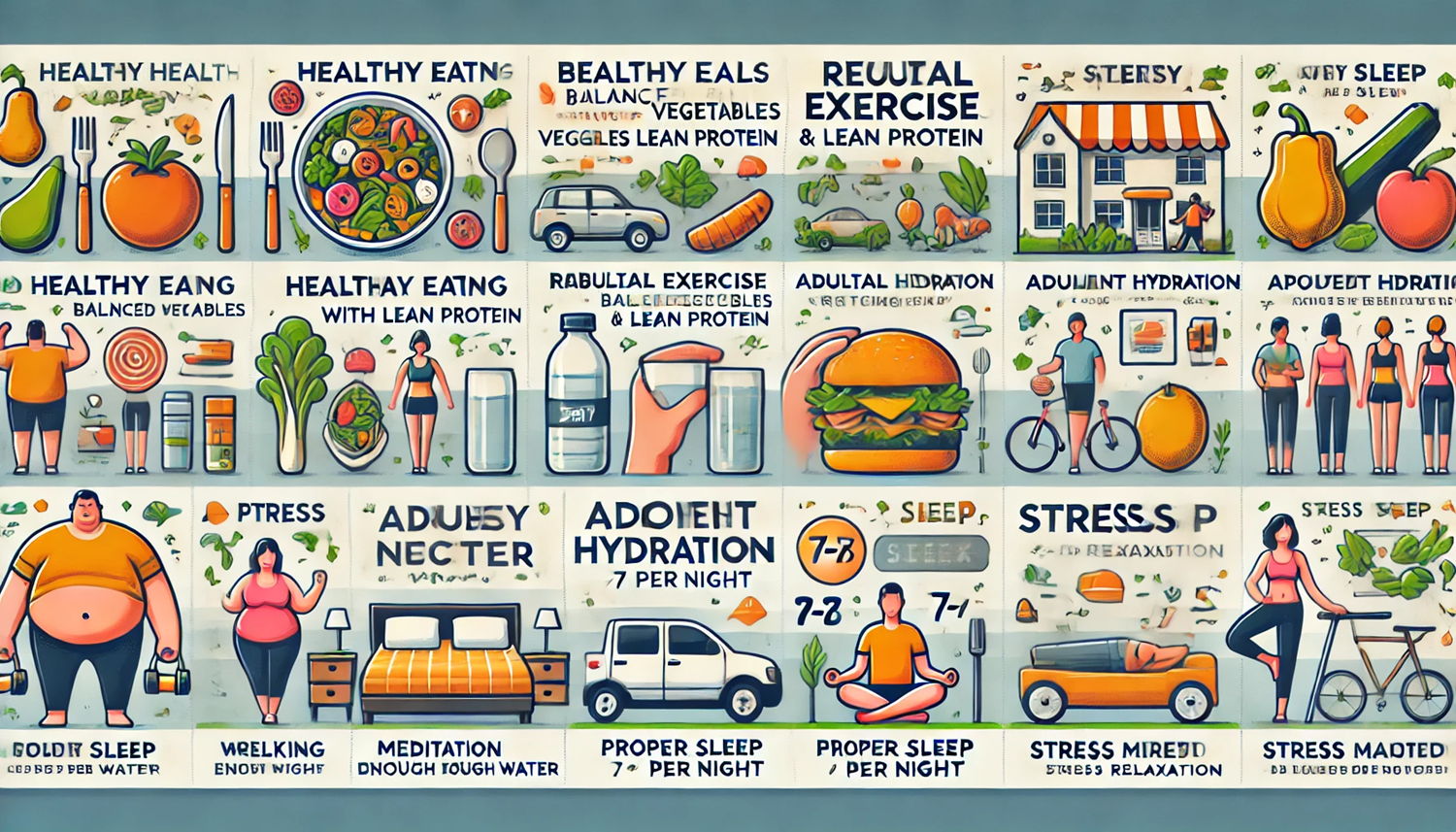 비만 예방을 위한 일상 습관 만들기