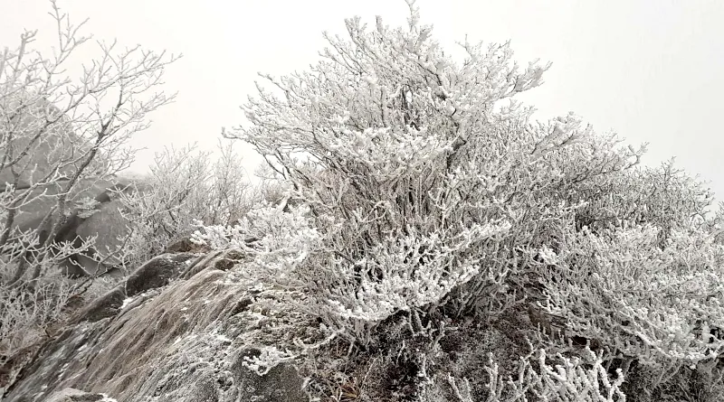 합천 가야산 설경