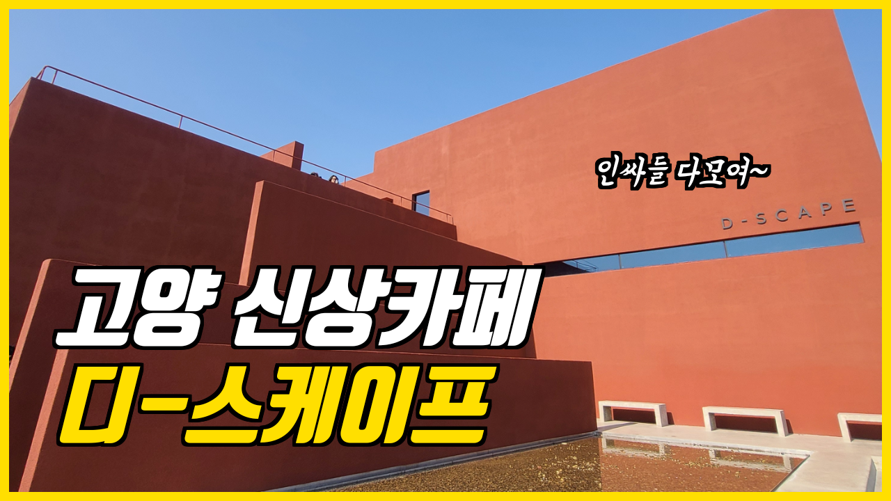  카페투어_일산,고양 신상카페 박물관 같은 모두가 포토존인 디스케이프카페!