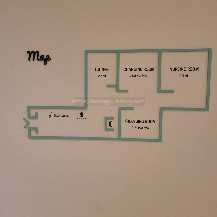 명지 스타필드시티(Starfield City) 3층 유아휴게실(baby lounge) map