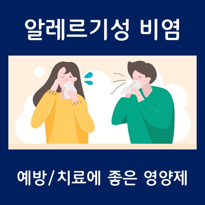  알레르기성 비염 예방 치료에 좋은 영양제?