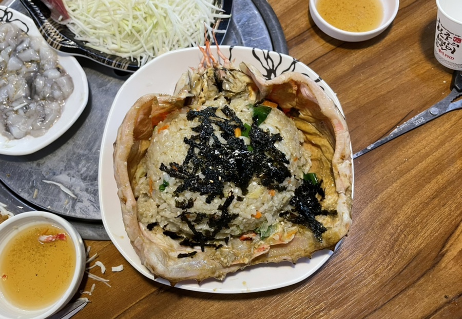 3kg 방어회까지 입호강한날 가락수산시장 킹크랩 2