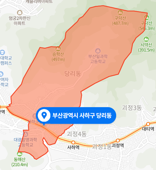  부산 사하구 당리동 투신 소동 (2020년 11월 13일)