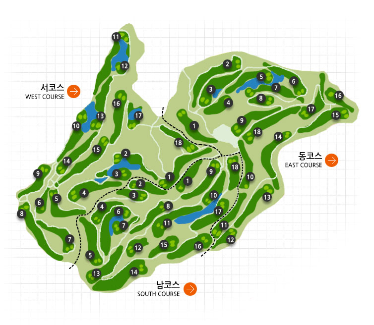 레이크사이드CC-골프코스