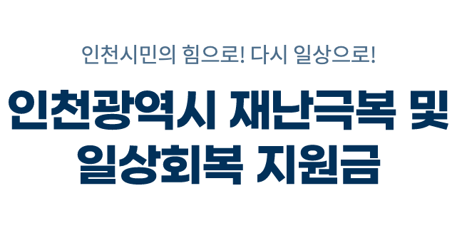인천 재난지원금