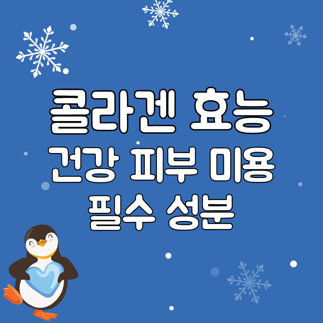 콜라겐-효능