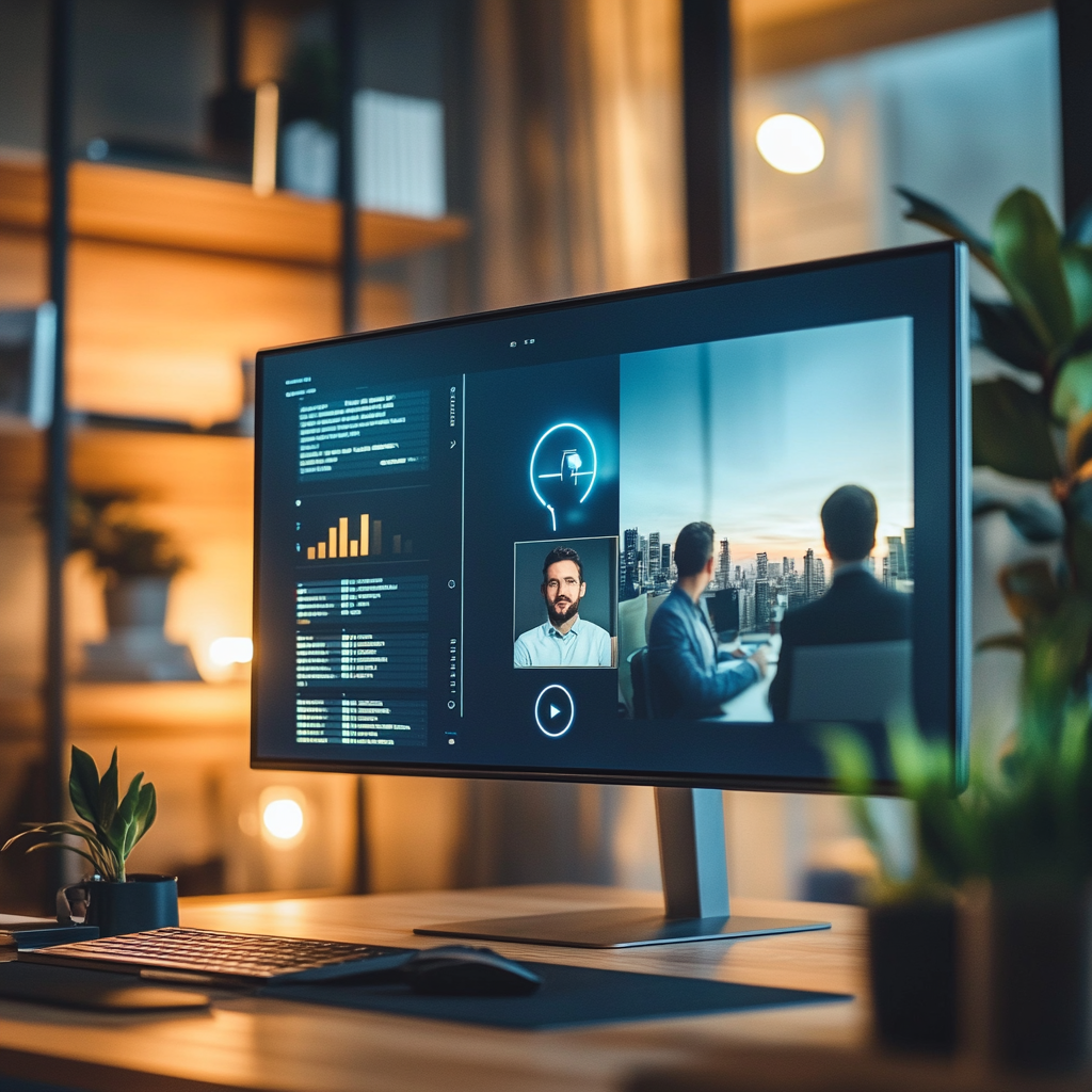 Fireflies.ai automatically transcribing speech during a video meeting