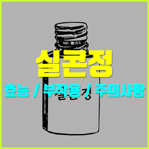  실콘정 어떤 의약품일까요?