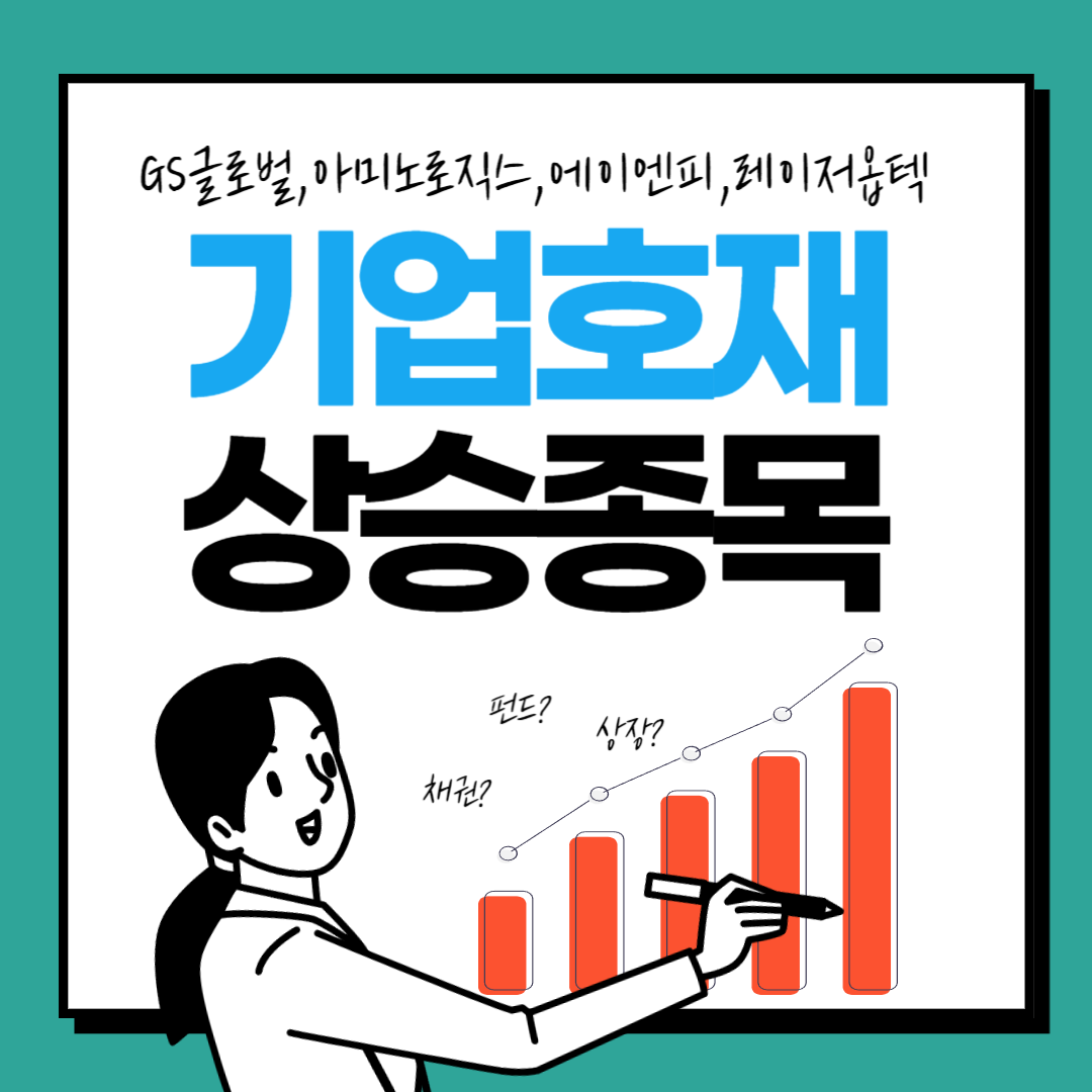  GS글로벌, 아미노로직스, 에이엔피, 레이저옵텍